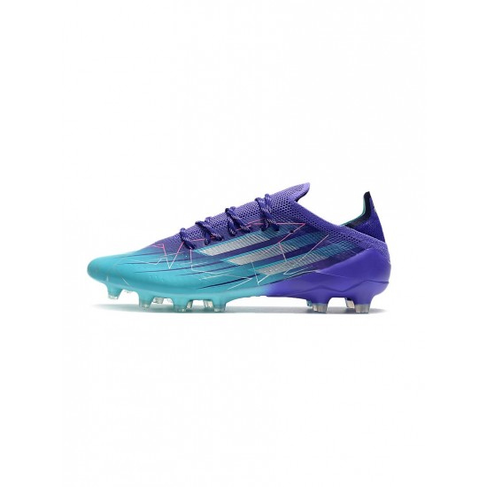 Adidas X Speedflow.1 AG Purple Rush Silver Metallic Mint Rush Soccer Cleats