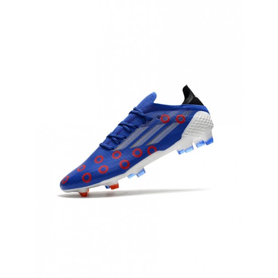 Adidas X Speedflow .1 FG 11v11 Bold Blue Footwear White Vivid Red Soccer Cleats