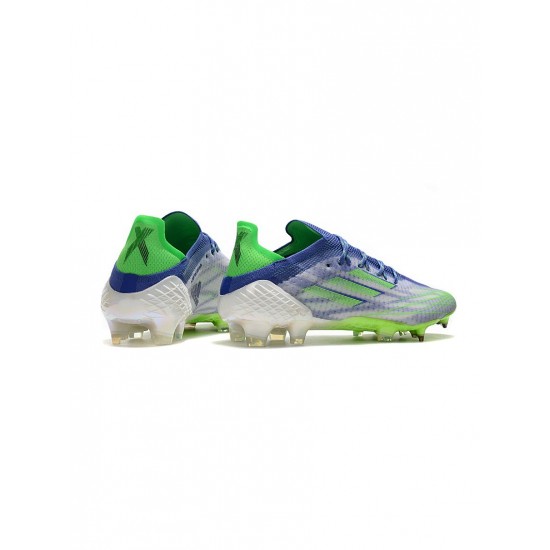 Adidas X Speedflow .1 FG Adizero Prime X Footwear White Screaming Green Sonic Ink Soccer Cleats