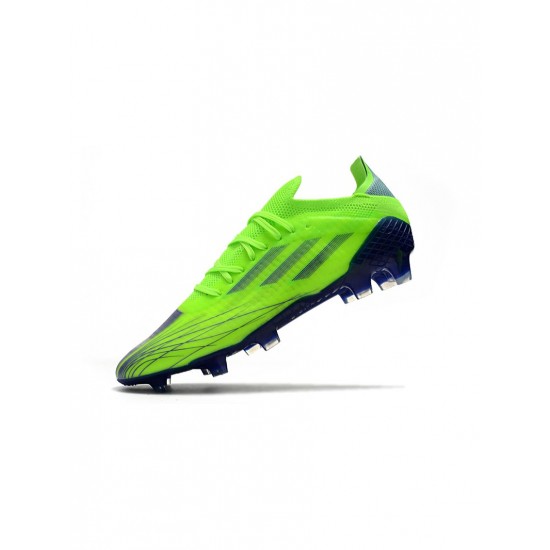 Adidas X Speedflow .1 FG Lime Green Purple Black Soccer Cleats