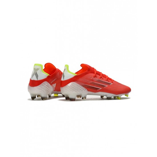 Adidas X Speedflow .1 FG Meteorite Red Core Black Solar Red Soccer Cleats