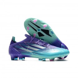 Adidas X Speedflow.1 FG Purple Rush Silver Metallic Mint Rush  Soccer Cleats