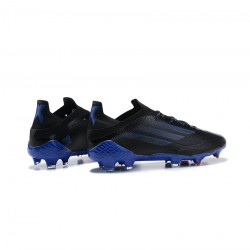 Adidas X Speedflow.1 FG Core Black Sonic Ink Solar Yellow Soccer Cleats