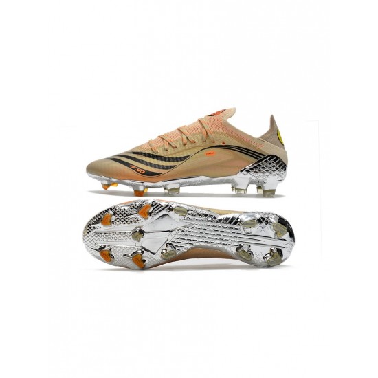 Adidas X Speedflow.1 FG Gold Silver Black Soccer Cleats