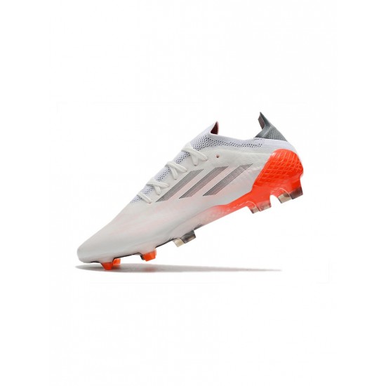 Adidas X Speedflow .1 FG Whitespark Footwear White Iron Metal Solar Red Soccer Cleats