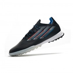 Adidas X Speedflow.1 TF Core Black White Vivid Red  Soccer Cleats