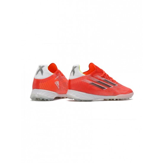 Adidas X Speedflow.1 TF Red Core Black Solar Red Soccer Cleats