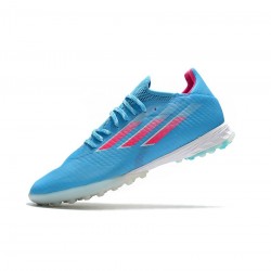 Adidas X Speedflow.1 TF Sky Rush Shock Pink Footwear White  Soccer Cleats