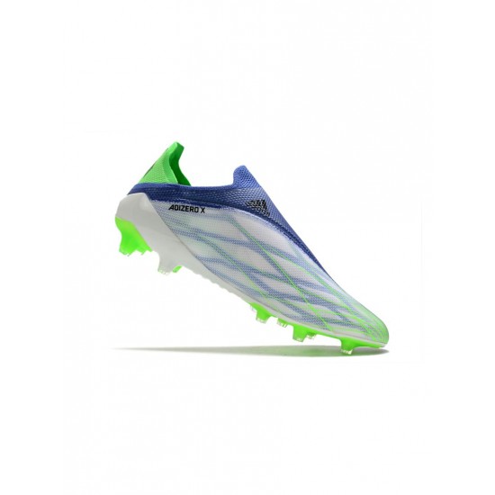 Adidas X Speedflow Adizero Prime X AG Footwear White Screaming Green Sonic Ink Soccer Cleats