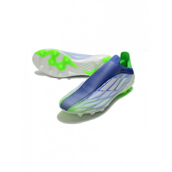 Adidas X Speedflow Adizero Prime X AG Footwear White Screaming Green Sonic Ink Soccer Cleats