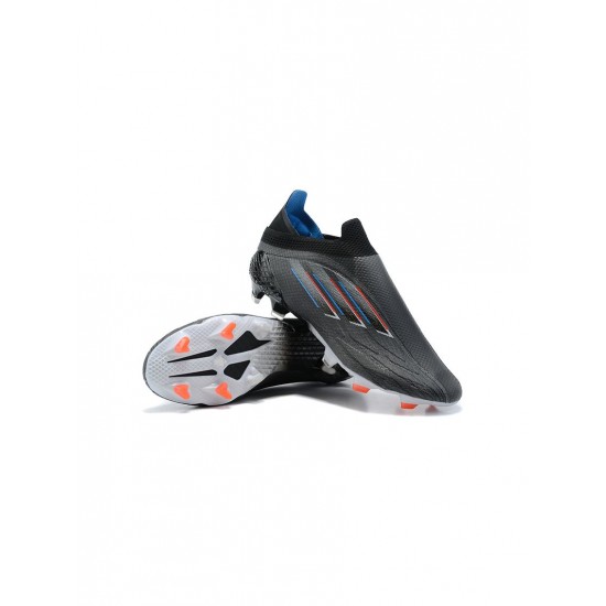 Adidas X Speedflow Edge Of Darkness Black White Vivid Red Blue Soccer Cleats