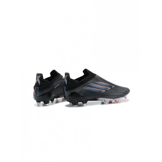 Adidas X Speedflow Edge Of Darkness Black White Vivid Red Blue Soccer Cleats