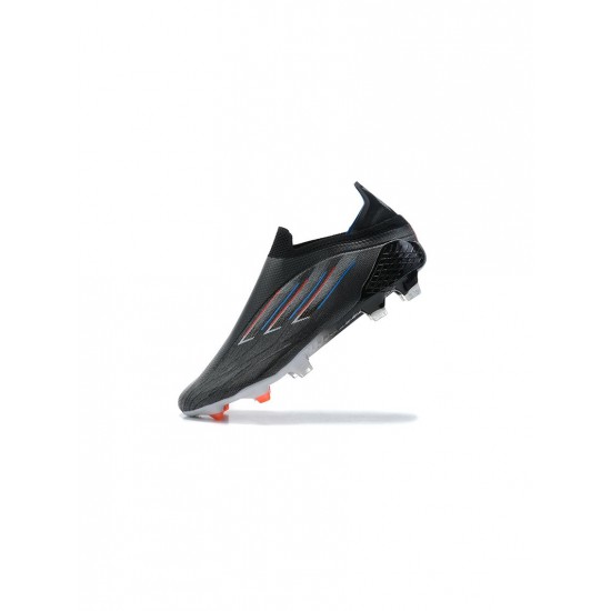 Adidas X Speedflow Edge Of Darkness Black White Vivid Red Blue Soccer Cleats