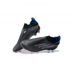 Adidas X Speedflow Edge Of Darkness FG Black White Vivid Red Blue Soccer Cleats