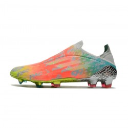 Adidas X Speedflow FG Clear Onix White Solar Yellow Soccer Cleats