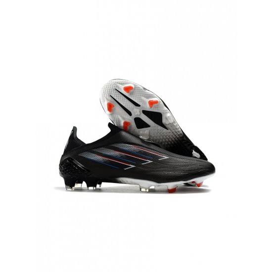 Adidas X Speedflow FG Edge Of Darkness Core Black Footwear White Soccer Cleats