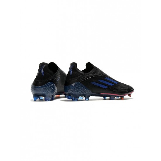 Adidas X Speedflow FG Escapelight Core Black Sonic Ink Solar Yellow Soccer Cleats