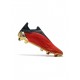 Adidas X Speedflow FG Vivid Red Gold Metallic Core Black Soccer Cleats