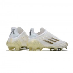 Adidas X Speedflow FG White Black Gold Soccer Cleats