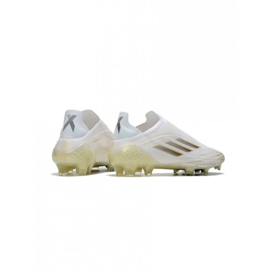 Adidas X Speedflow FG White Black Gold Soccer Cleats