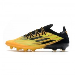 Adidas X Speedflow Messi.1 AG Mi Historia Solar Gold Core Black Yellow Soccer Cleats