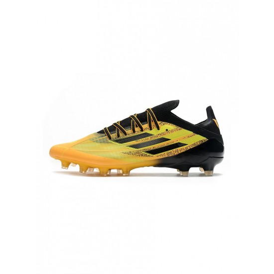 Adidas X Speedflow Messi.1 AG Mi Historia Solar Gold Core Black Yellow Soccer Cleats