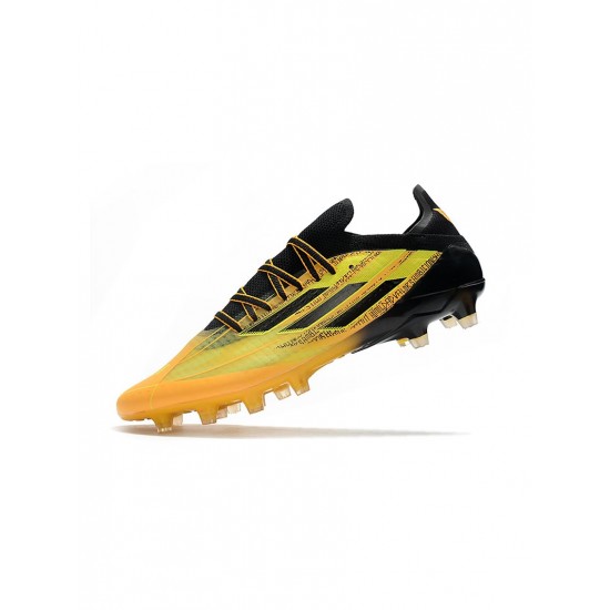 Adidas X Speedflow Messi.1 AG Mi Historia Solar Gold Core Black Yellow Soccer Cleats