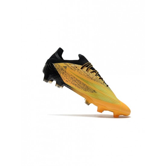 Adidas X Speedflow Messi.1 FG Solar Gold Core Black Bright Yellow  Soccer Cleats