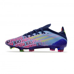 Adidas X Speedflow Messi .1 FG Unparalleled Victory Blue Shock Pink Solar Yellow Soccer Cleats