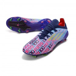 Adidas X Speedflow Messi .1 FG Unparalleled Victory Blue Shock Pink Solar Yellow Soccer Cleats