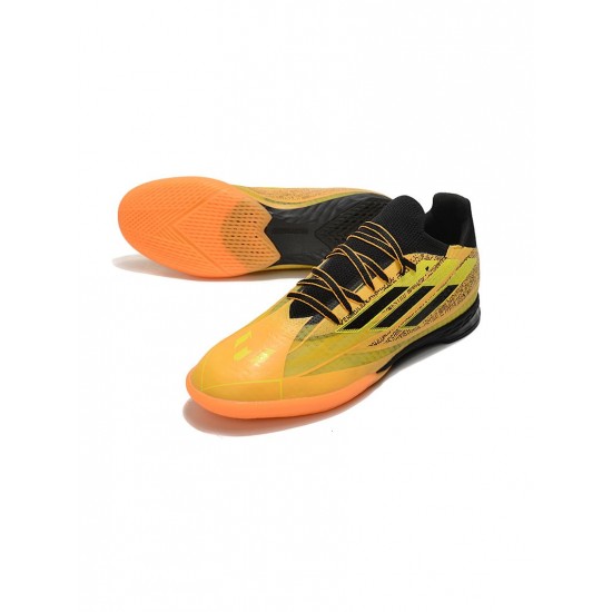 Adidas X Speedflow Messi.1 IN Solar Gold Core Black Bright Yellow  Soccer Cleats