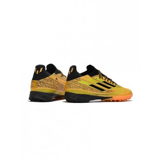 Adidas X Speedflow Messi.1 TF Solar Gold Core Black Bright Yellow  Soccer Cleats