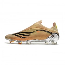 Adidas X Speedflow Messi FG Silver Core Black Intense Orange Soccer Cleats