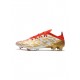 Adidas X Speedflow Ms.1 FG White Gold Metallic Scarlet Soccer Cleats