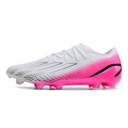 Adidas X Speedportal .1 FG White Pink Black Soccer Cleats