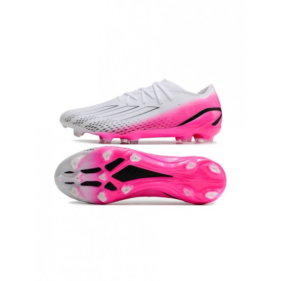 Adidas X Speedportal .1 FG White Pink Black Soccer Cleats