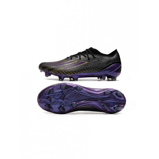 Adidas X Speedportal .1 FG Firm Ground Black Purple Yellow Soccer Cleats