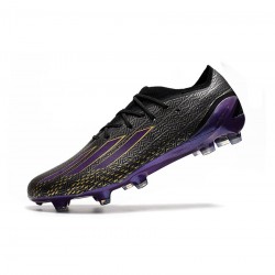 Adidas X Speedportal .1 FG Firm Ground Black Purple Yellow Soccer Cleats