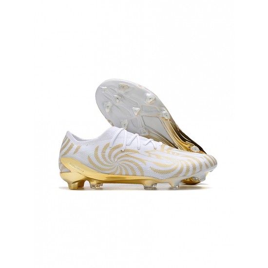 Adidas X Speedportal .1 FG Firm Ground White Gold Soccer Cleats