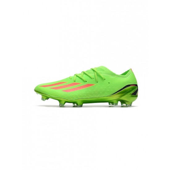 Adidas X Speedportal .1 FG Solar Green Core Black Solar Red Soccer Cleats