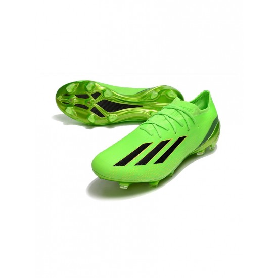 Adidas X Speedportal .1 FG Solar Green Core Black Solar Yellow Soccer Cleats