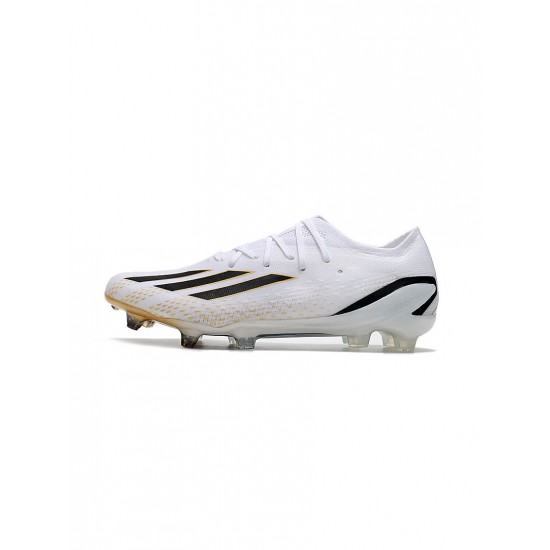 Adidas X Speedportal.1 FG White Black Soccer Cleats