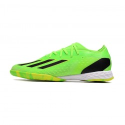 Adidas X Speedportal .1 IN Solar Green Core Black Solar Yellow Soccer Cleats