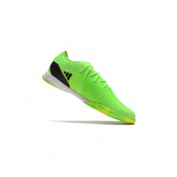 Adidas X Speedportal .1 IN Solar Green Core Black Solar Yellow Soccer Cleats