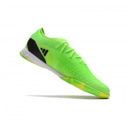 Adidas X Speedportal .1 IN Solar Green Core Black Solar Yellow Soccer Cleats