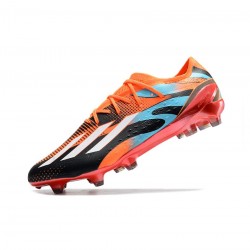 Adidas X Speedportal.1 Messi FG Black Orange Turquoise Soccer Cleats