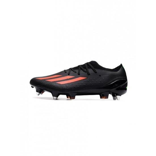 Adidas X Speedportal.1 SG Black Red Green Soccer Cleats