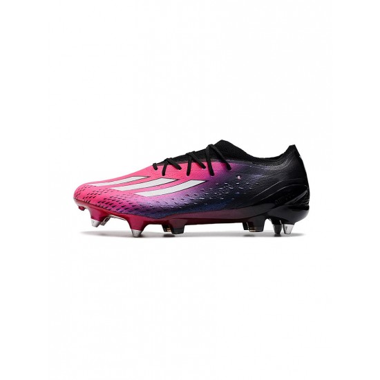 Adidas X Speedportal .1 SG Pink White Black Soccer Cleats