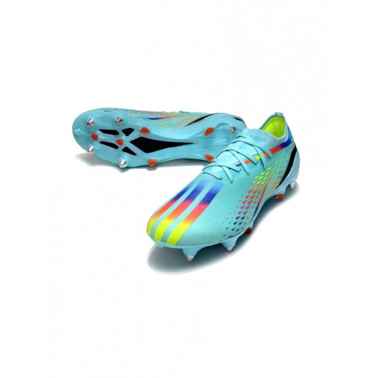 Adidas X Speedportal.1 SG Al Rihla Blue Soccer Cleats