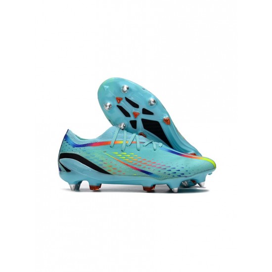 Adidas X Speedportal.1 SG Al Rihla Blue Soccer Cleats